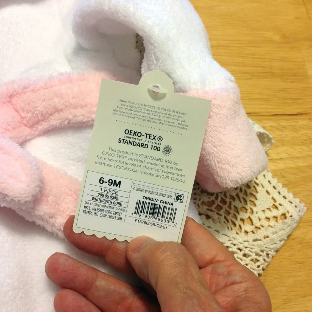 NWT Cloud Island baby robe / unicorn hoodie. Very Cute!